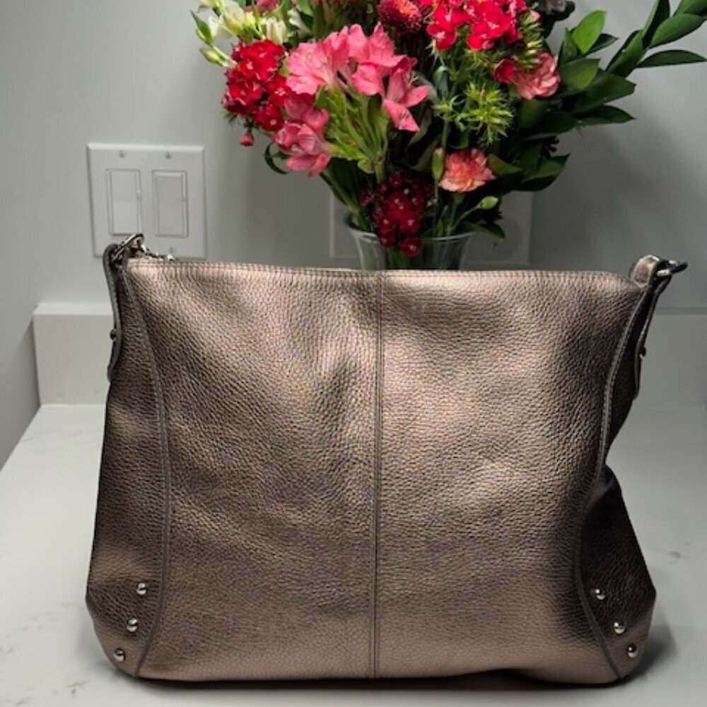 Furla Metallic Gold Leather Bag - Picture 2 of 14
